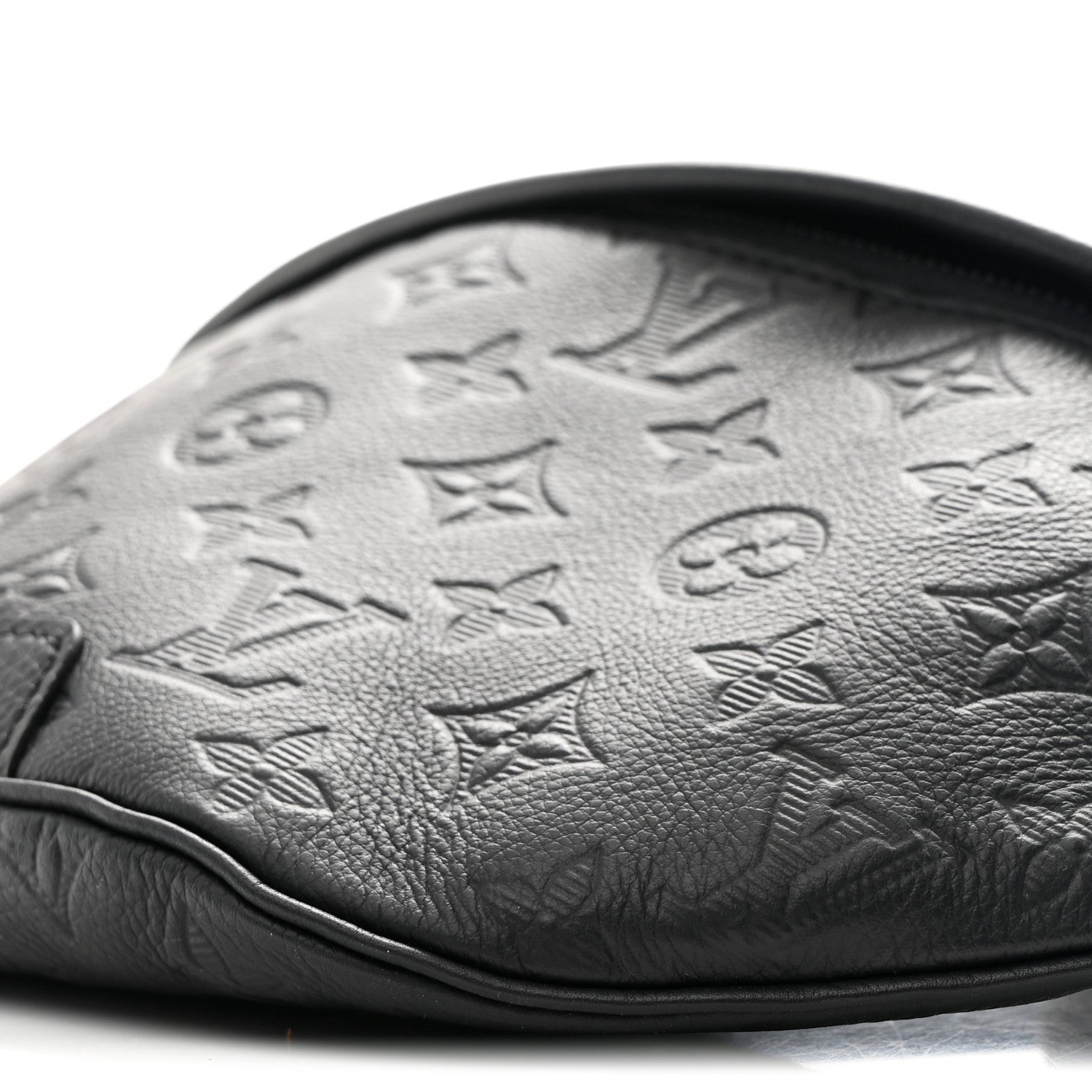 Louis Vuitton Calfskin Monogram Shadow Discovery Bumbag Black 9 of 9