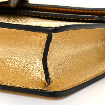 Gucci Metallic Calfskin Super Mini Dionysus Shoulder Bag Gold 6 of 9