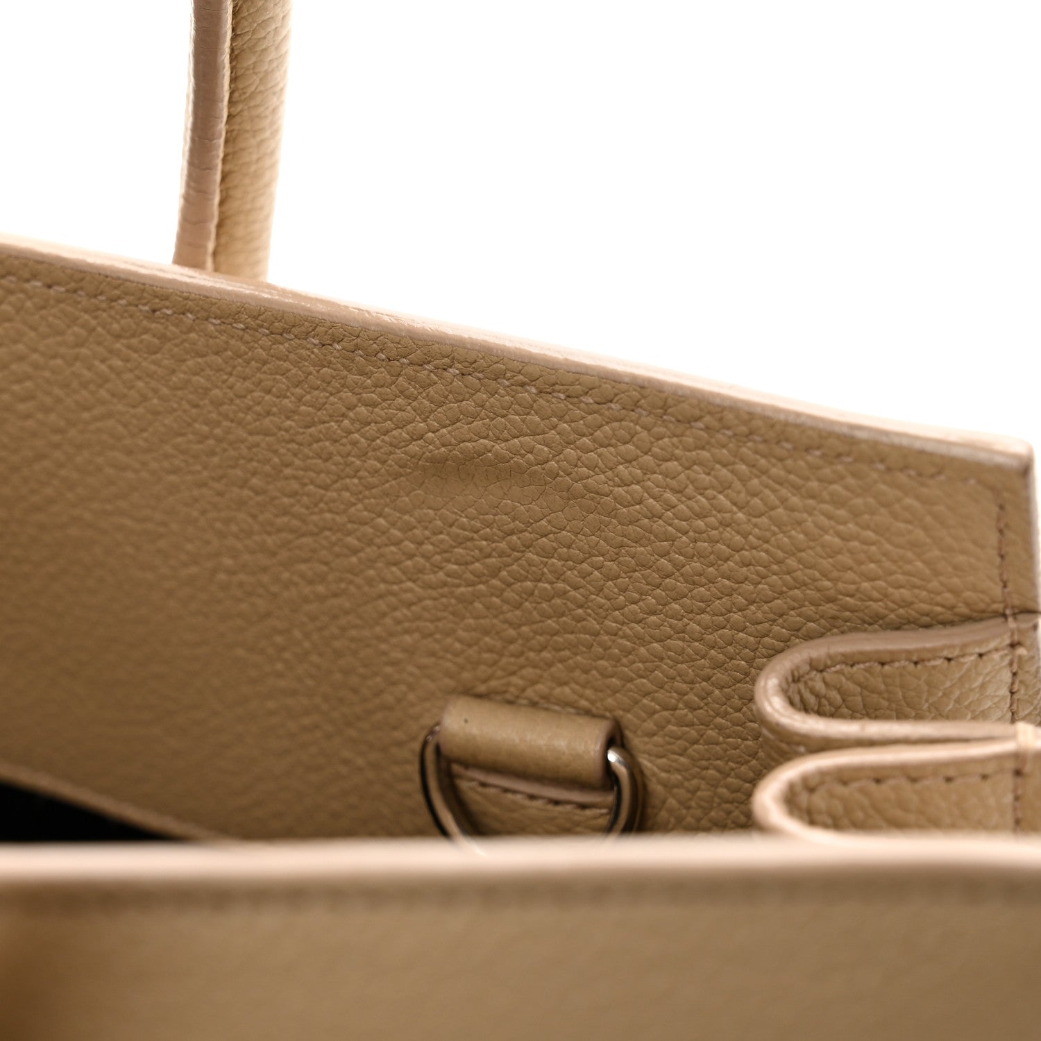 Saint Laurent Grained Calfskin Baby Sac De Jour Dark Beige 10 of 11