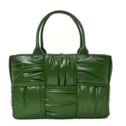 Bottega Veneta Foulard Intrecciato Pleated Medium Arco Tote Avocado 1 of 11