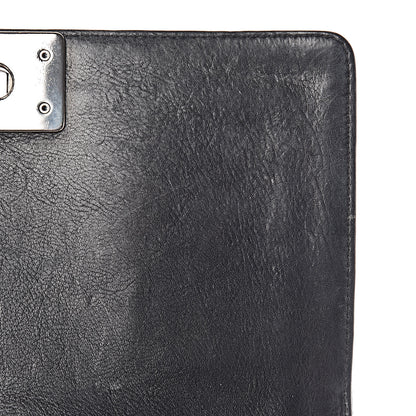 Chanel Glazed Calfskin Quilted Medium Boy Flap Black 12 of 24