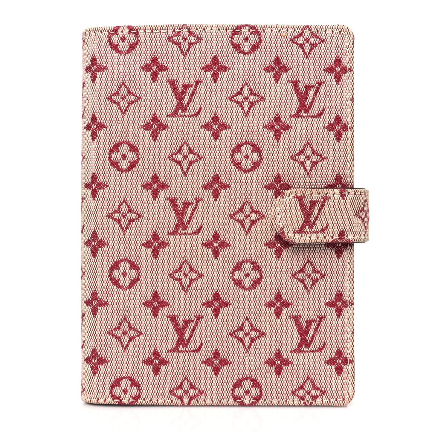 Mini Lin Small Ring Agenda Cover Cherry
