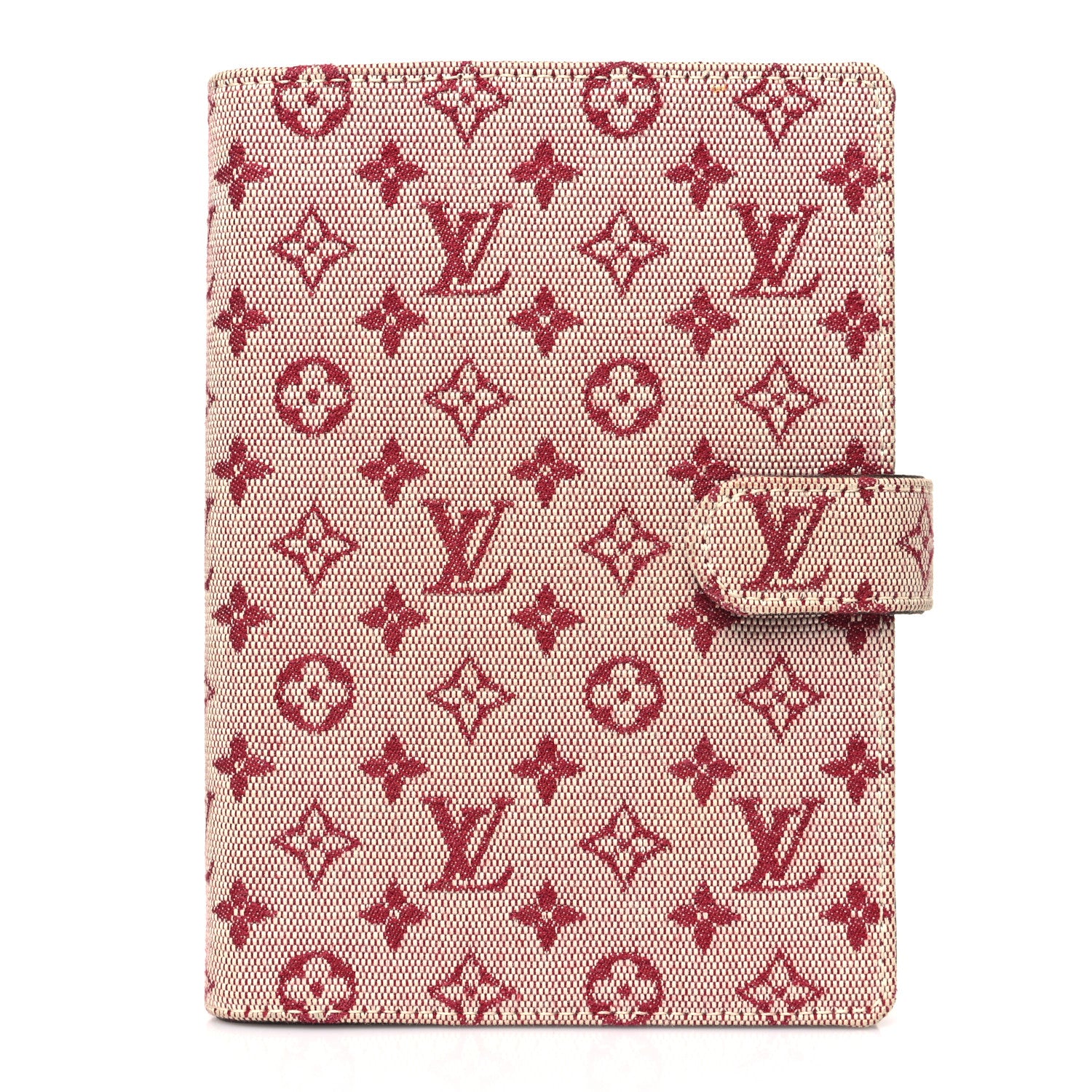 Louis Vuitton Mini Lin Small Ring Agenda Cover Cherry 1 of 5