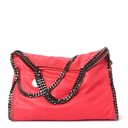 Stella McCartney Shaggy Deer Falabella Fold Over Tote Flame 1 of 9