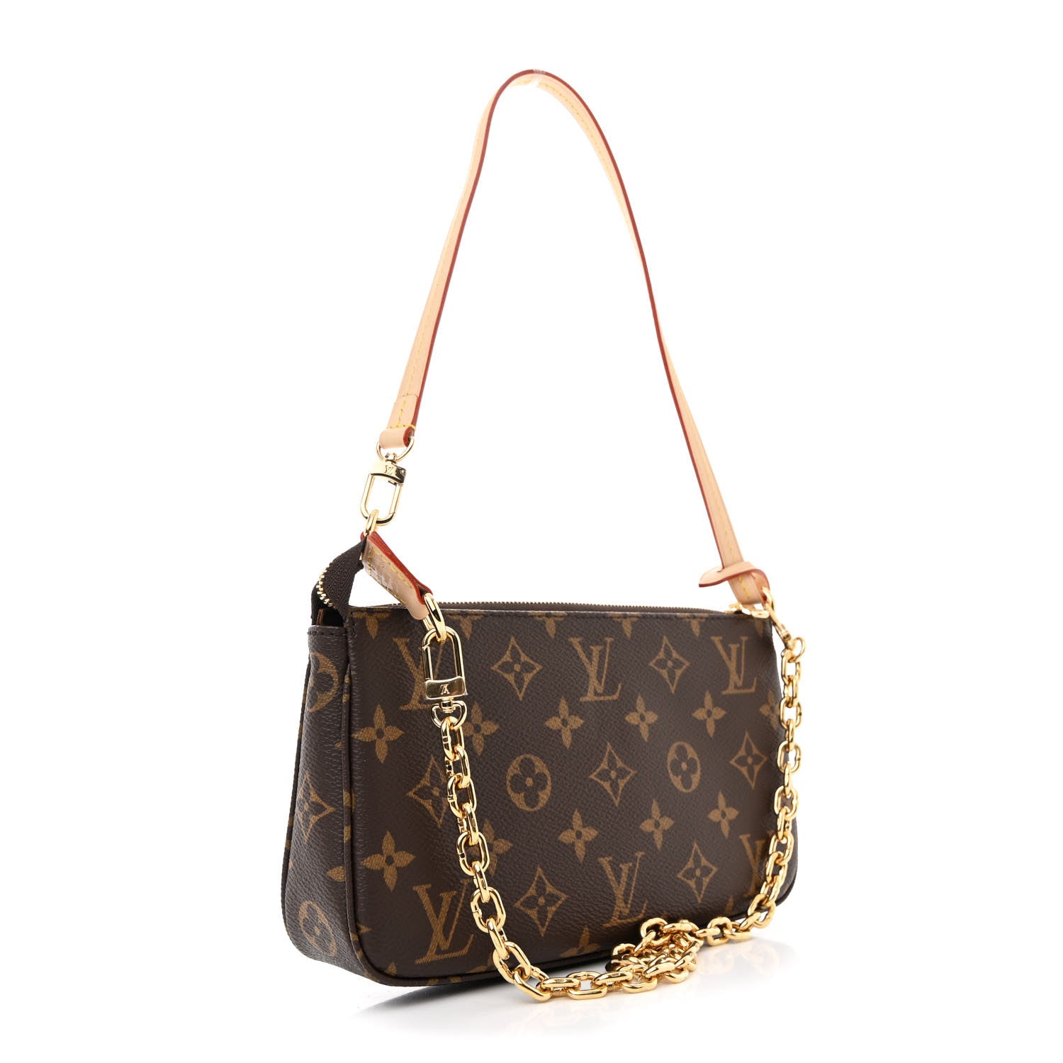 Louis Vuitton Monogram Chain Pochette Accessories 3 of 9