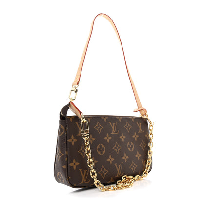 Louis Vuitton Monogram Chain Pochette Accessories 3 of 9