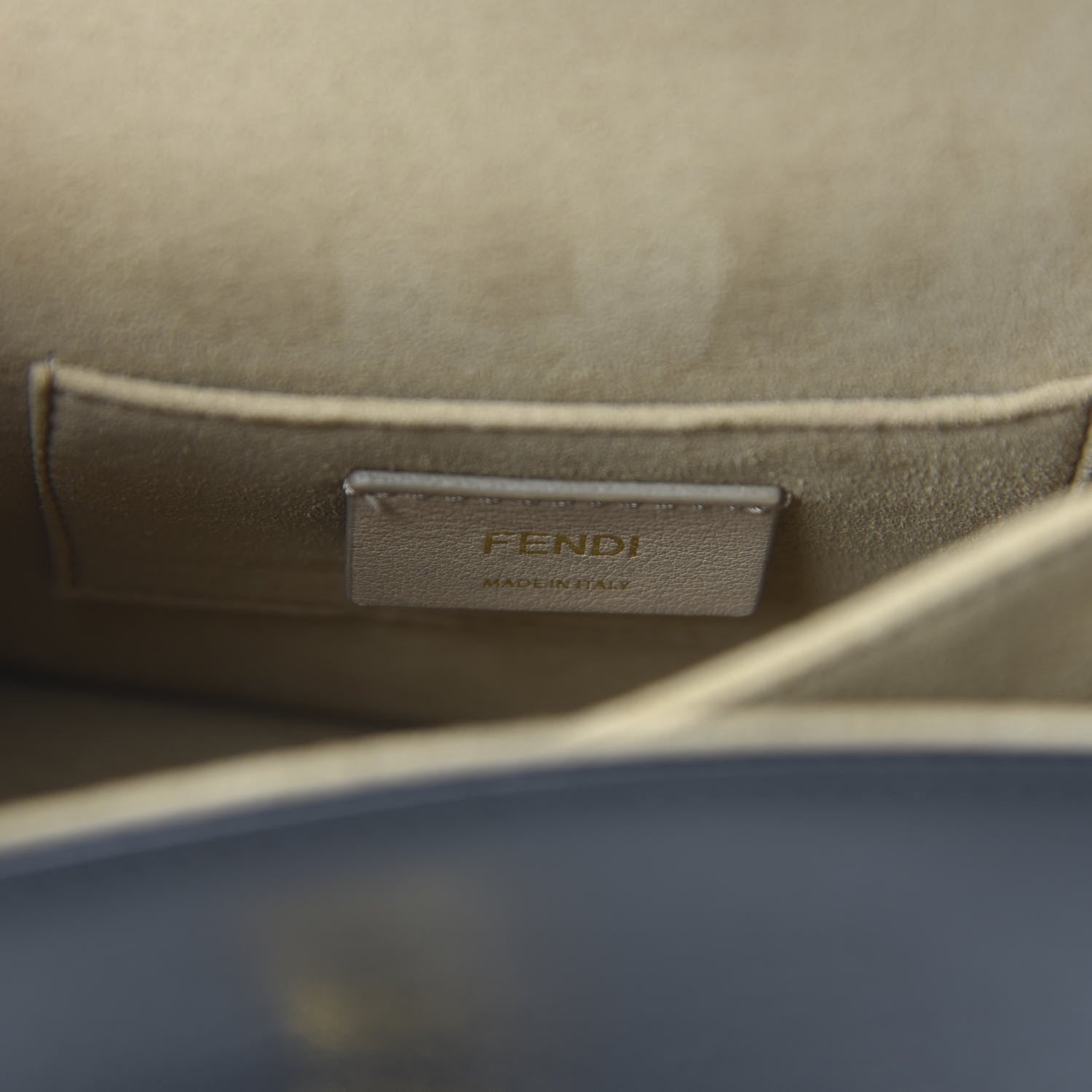 Fendi X FILA Vitello Liberty Mania Bi-Color FF 1974 Embossed Small Kan I Shoulder Bag Black Confetto Multicolor 8 of 11