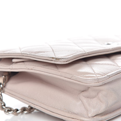 Chanel Lambskin Quilted Wallet On Chain WOC Rose Pale 18 of 26