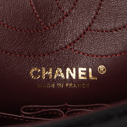 Chanel Aged Calfskin Lucky Charms 2.55 Reissue 225 Flap Black 8 of 10