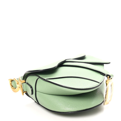 Christian Dior Goatskin Mini Saddle Bag Sage Green 4 of 10
