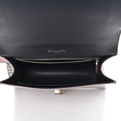 Christian Dior Metallic Patent Micro-Cannage Medium Diorama Flap Bag Hyper Pink 5 of 10