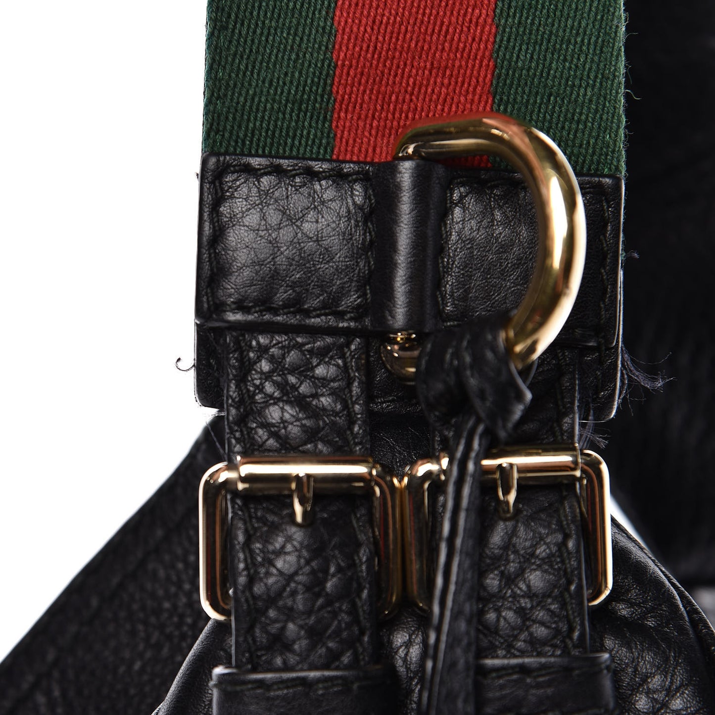 Pebbled Calfskin Medium Heritage Shoulder Bag Black