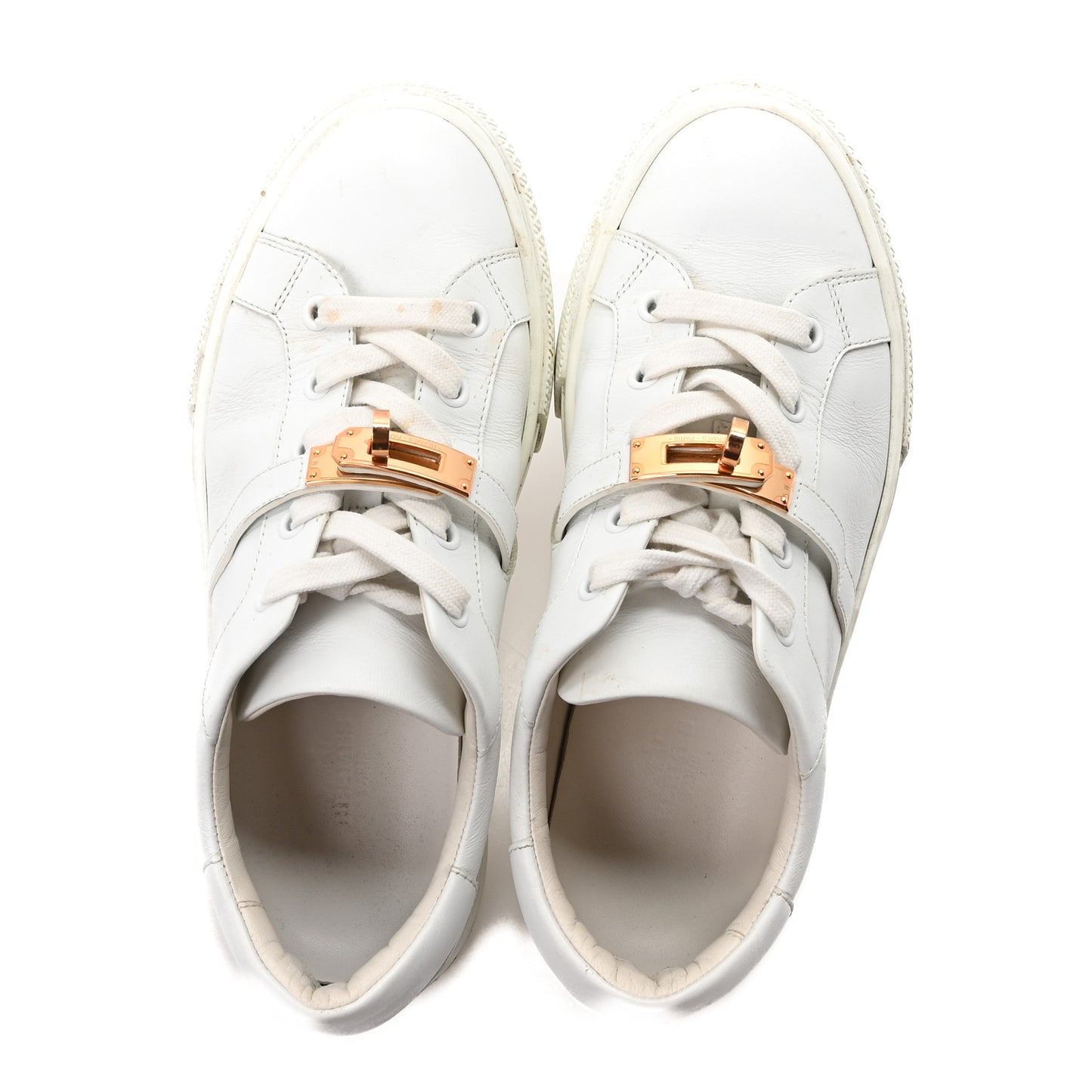 Calfskin Day Sneakers 37.5 White