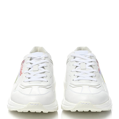 Gucci Apollo Calfskin Mens Prodige D'Amour Rhyton Sneakers 8.5 Great White 2 of 9