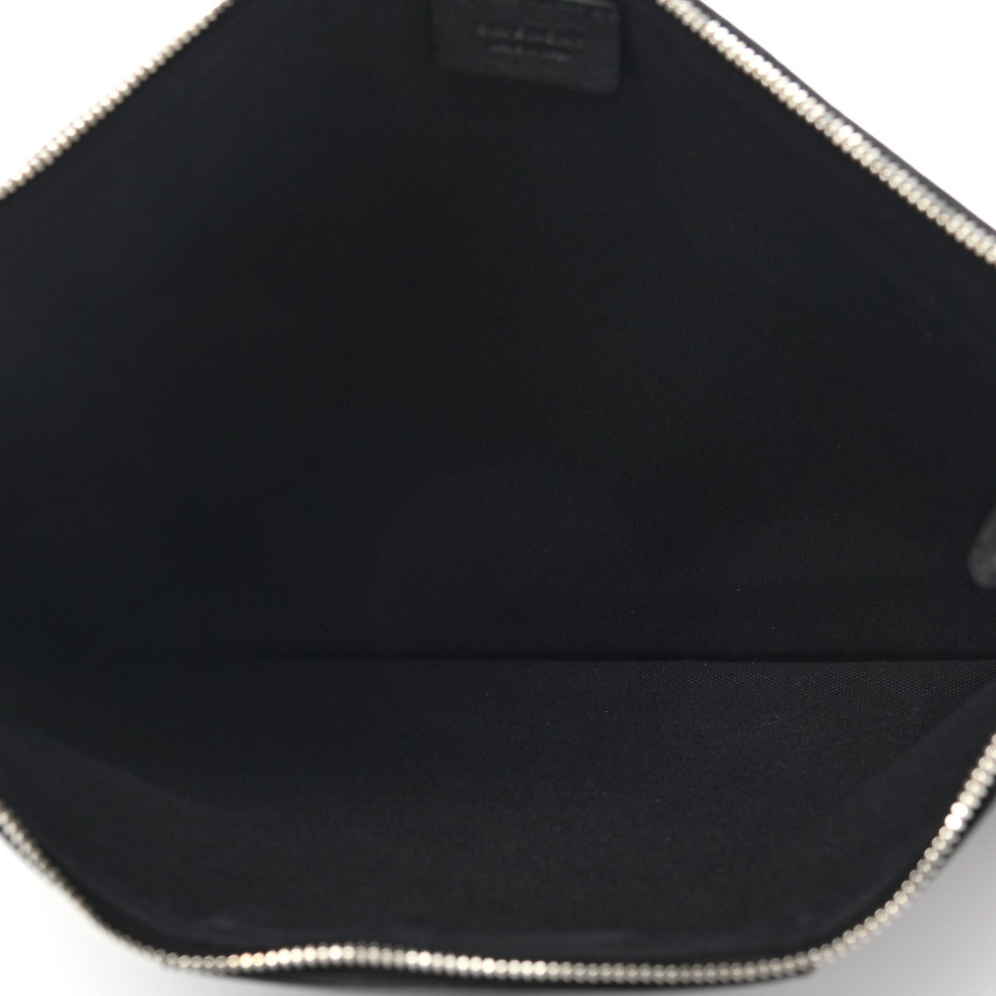 Sugar Goatskin Medium Antigona Pouch Black