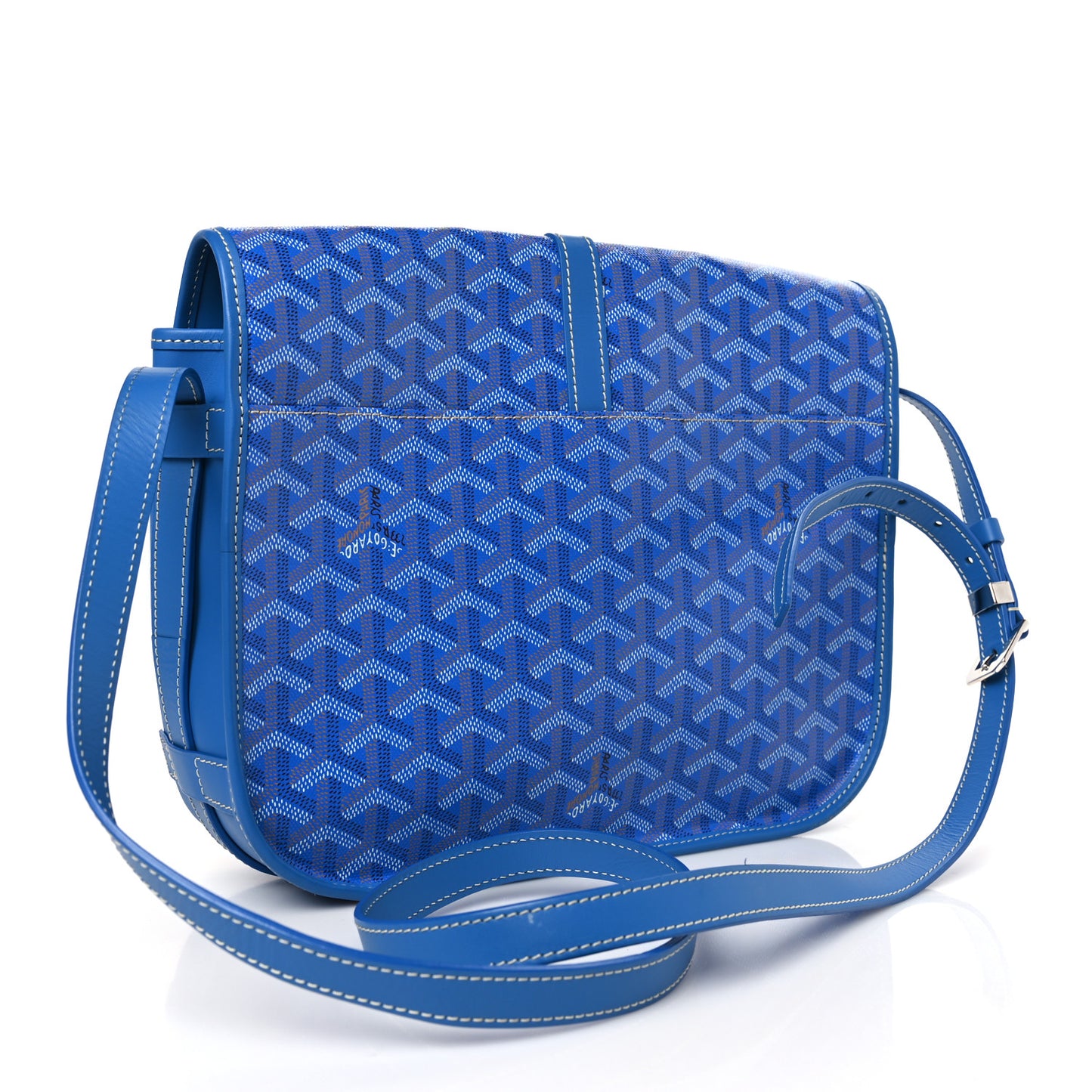 Goyardine Belvedere II MM Messenger Bag Sky Blue