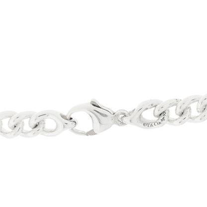 Tiffany Sterling Silver Forge Graduated Link Necklace 4 of 4