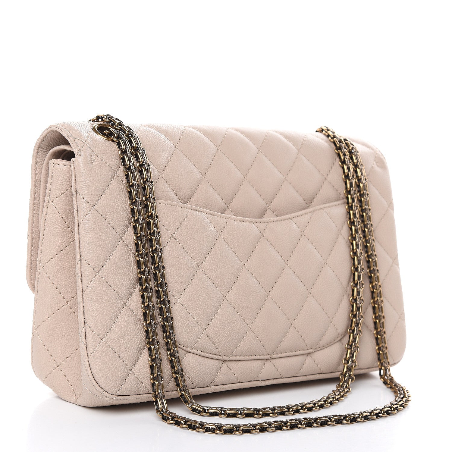 Chanel Calfskin Quilted 2.55 Reissue 226 Flap Beige 3 of 10