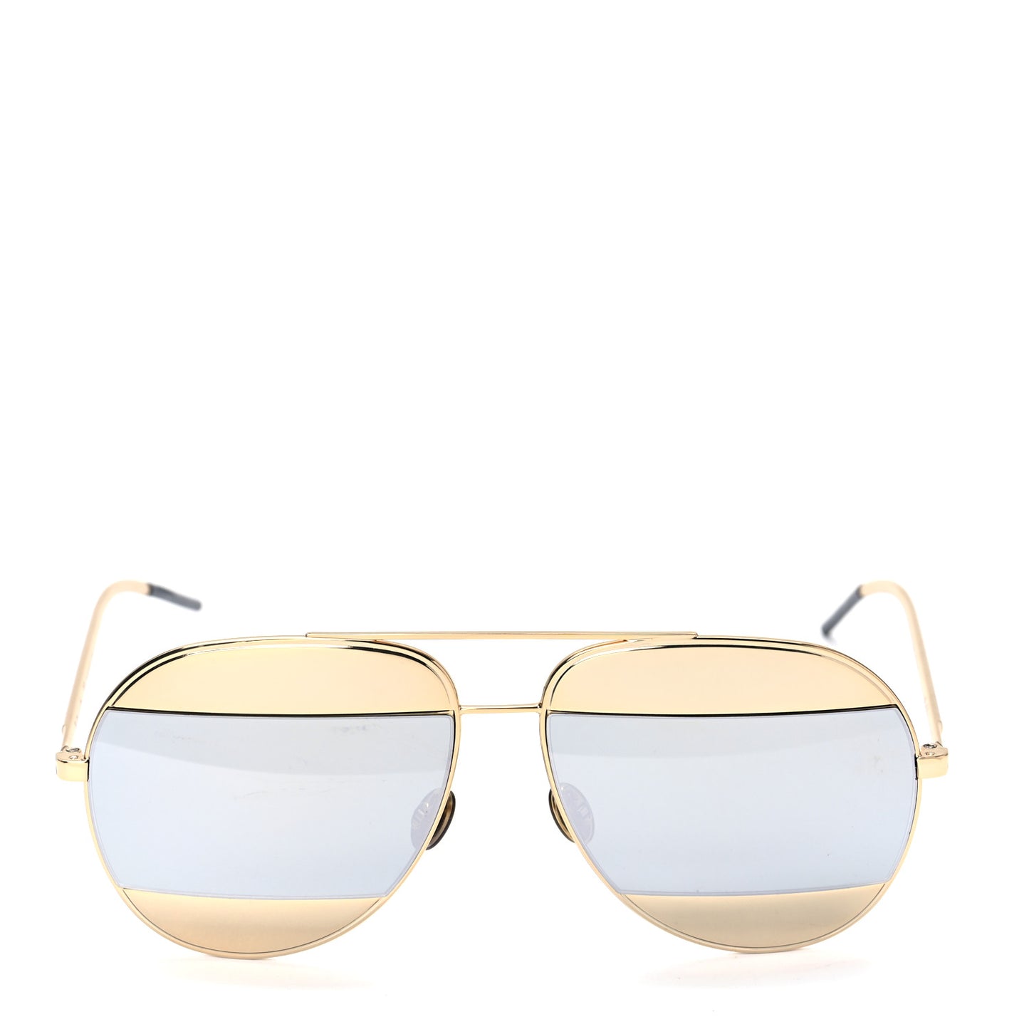 Split 1 Aviator Sunglasses Gold