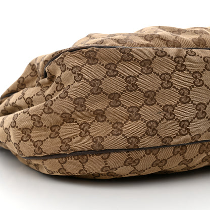 Gucci Monogram Medium Sukey Hobo Dark Brown 9 of 14