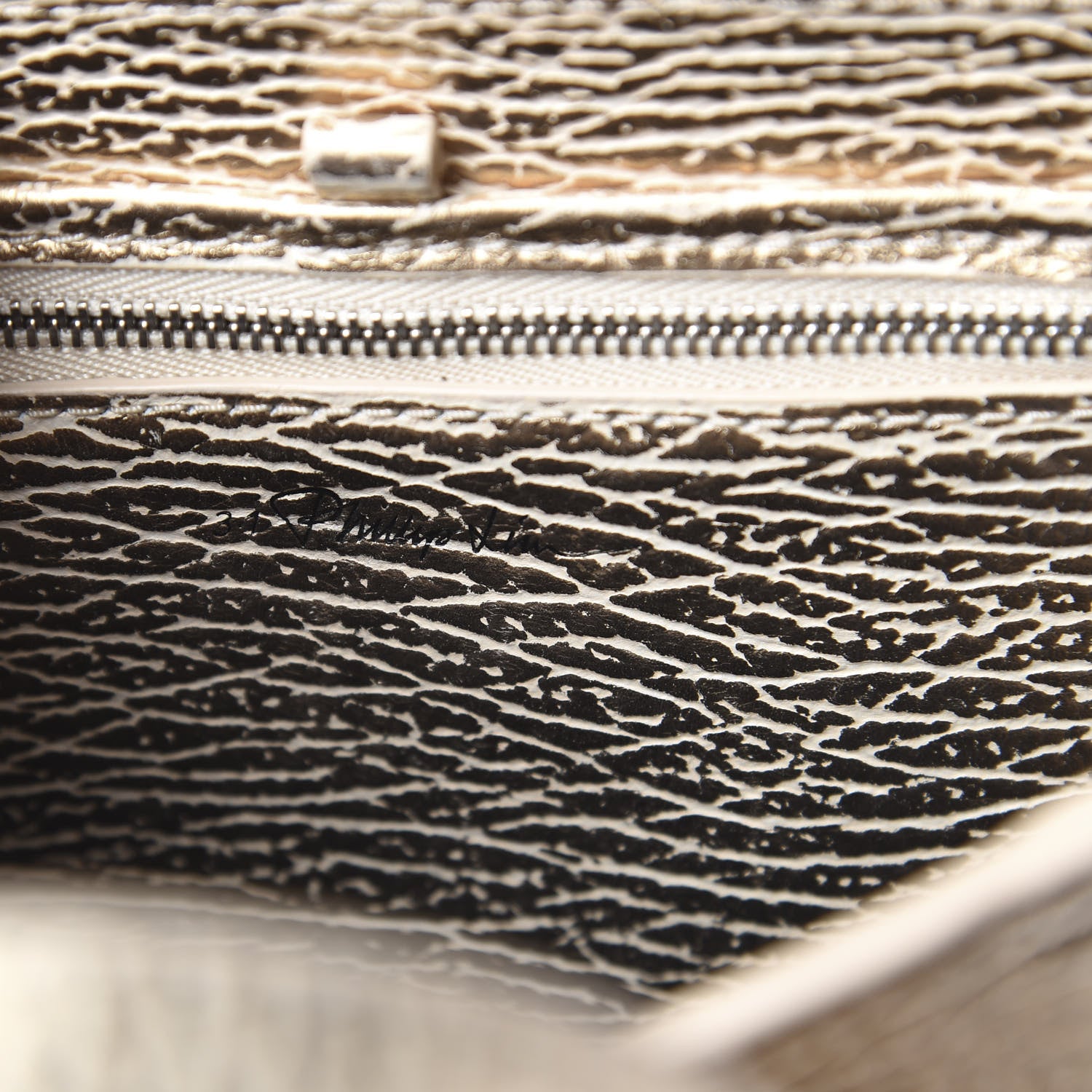 3.1 Phillip Lim 3.1 Textured Calfskin Mini Pashli Satchel Nude Platinum 5 of 10