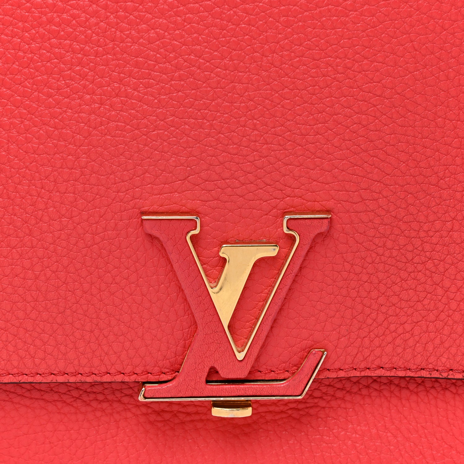 Louis Vuitton Taurillon Volta Coquelicot 9 of 18
