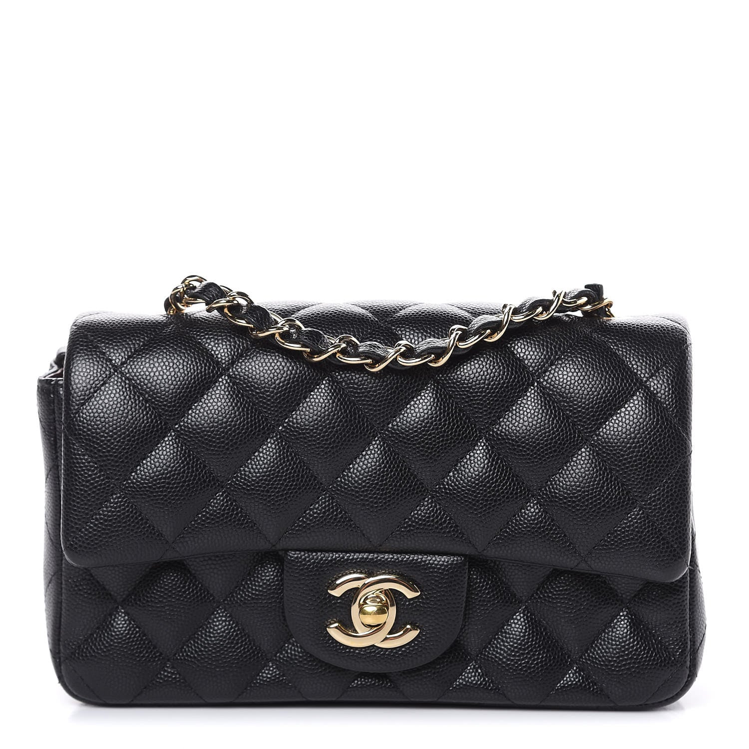 Chanel Caviar Quilted Mini Rectangular Flap Black 1 of 11