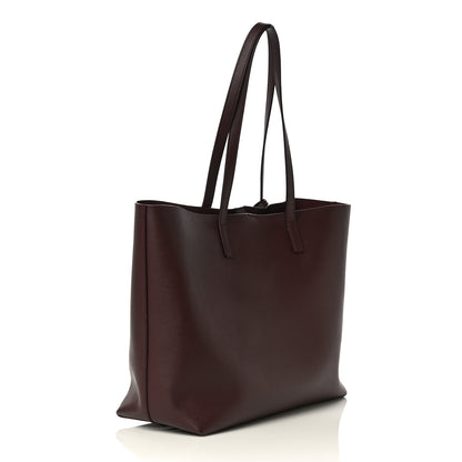 Saint Laurent Calfskin Large Shopping Tote Old Bordeaux 3 of 8