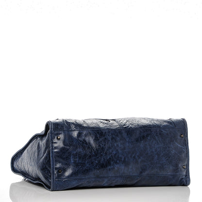 Balenciaga Chevre Classic Hardware Weekender Bleu Roi 4 of 10