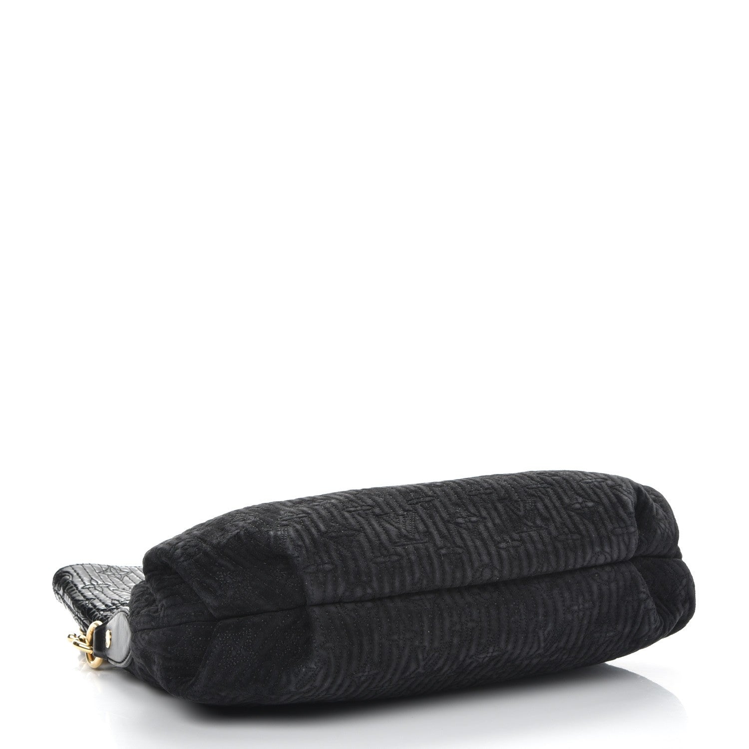 Louis Vuitton Suede Monogram Motard Afterdark Clutch Black 5 of 8