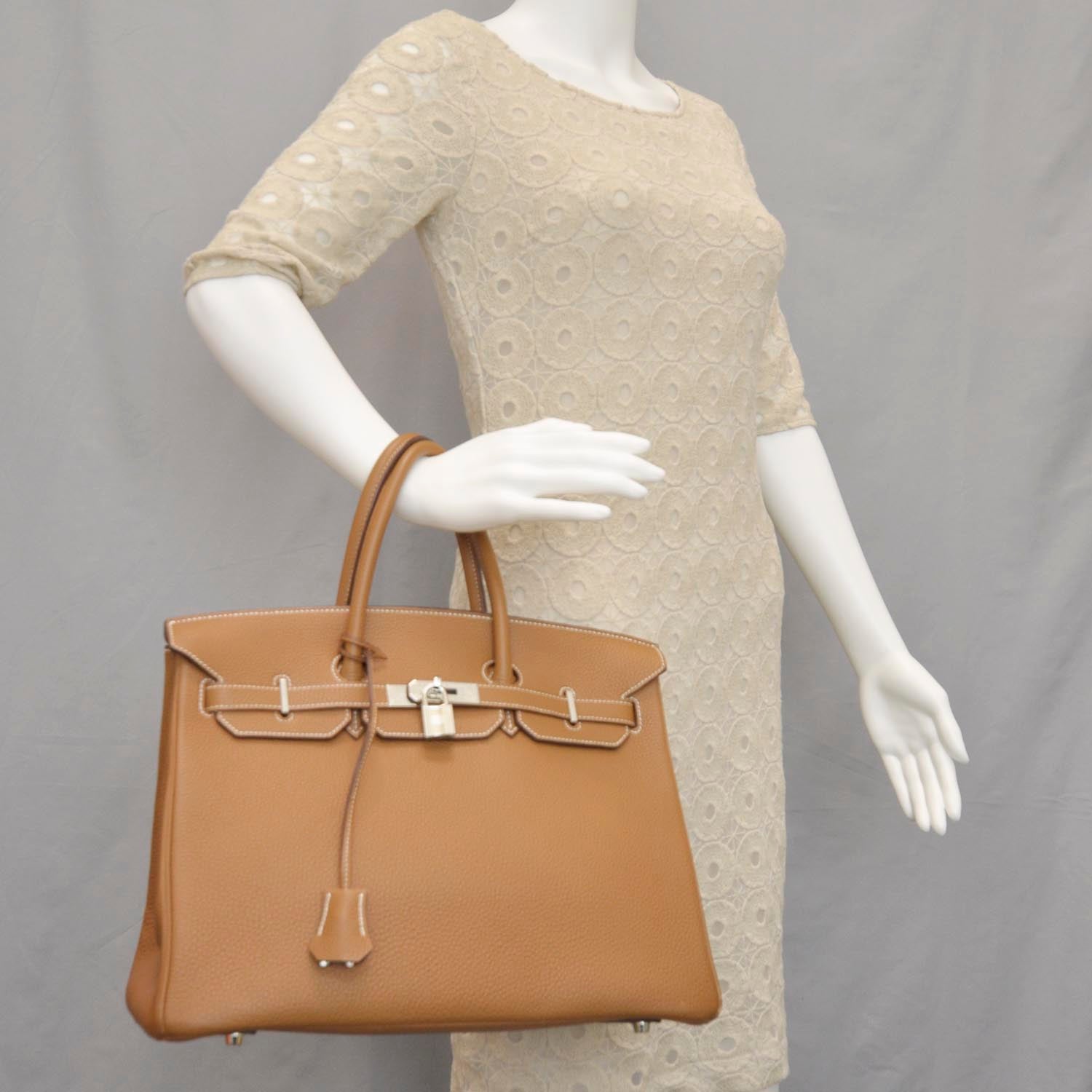 Hermes Togo Birkin 35 Gold 2 of 10