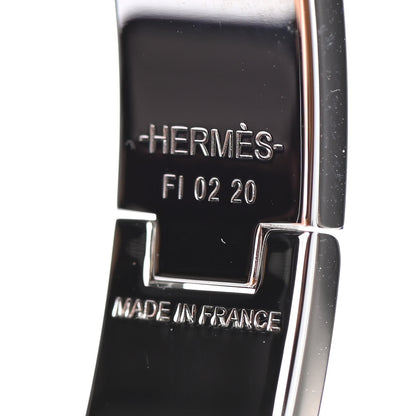 Hermes Enamel Narrow Clic Clac H Bracelet PM Framboise 4 of 5