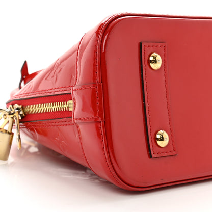 Louis Vuitton Vernis Alma BB Pomme D'Amour 9 of 12