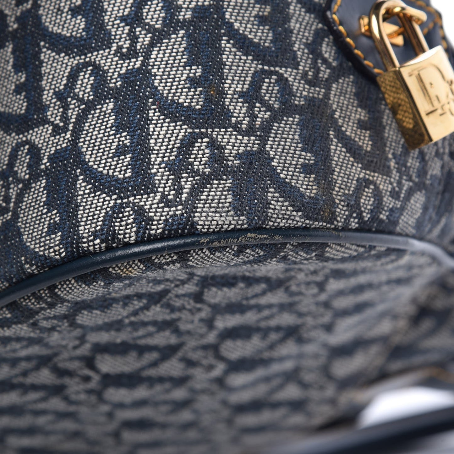 Monogram Saddle Bowler Navy
