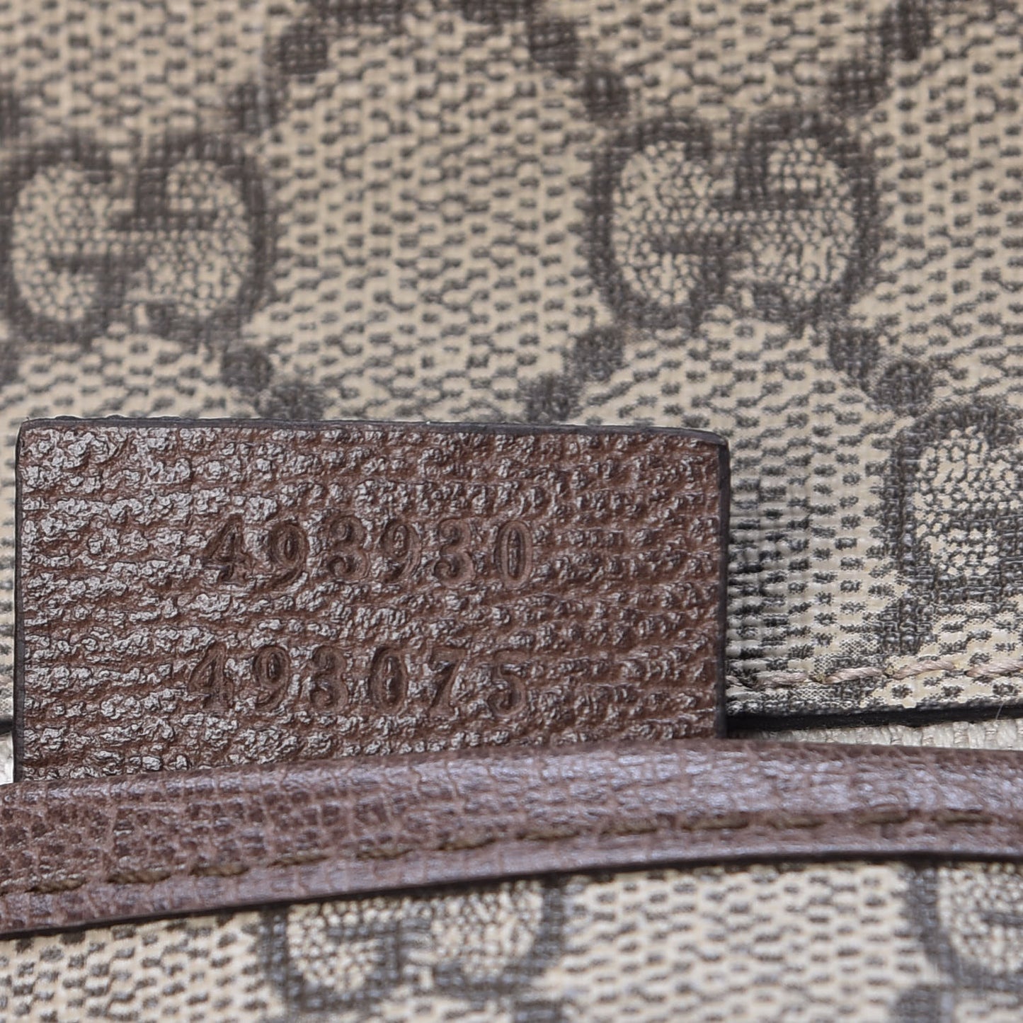 GG Supreme Monogram Neo Vintage Web Belt Bag Brown