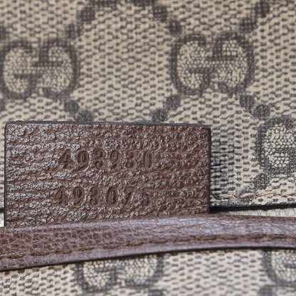 Gucci GG Supreme Monogram Neo Vintage Web Belt Bag Brown 7 of 12