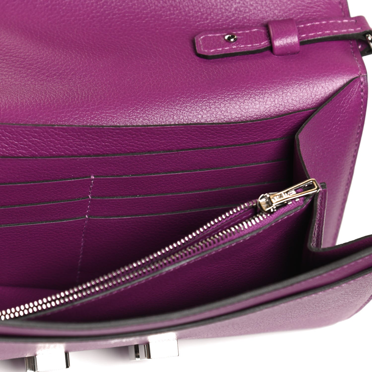 Hermes Evercolor Constance Wallet To Go Anemone 10 of 10