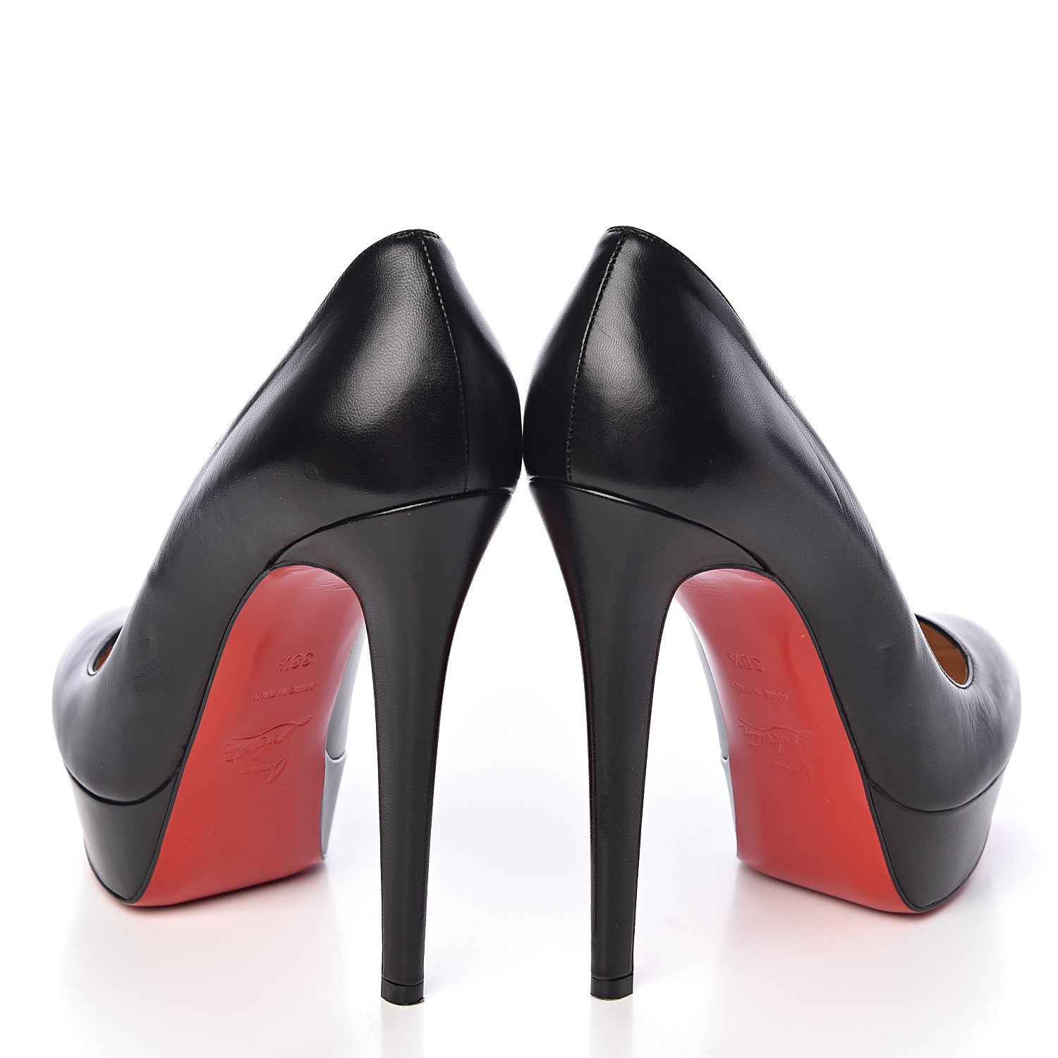 Christian Louboutin Kid Bianca 140 Pumps 38.5 Black 12 of 15