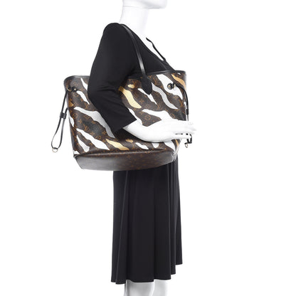 Louis Vuitton X LOL Monogram Neverfull MM Gold Silver 3 of 10
