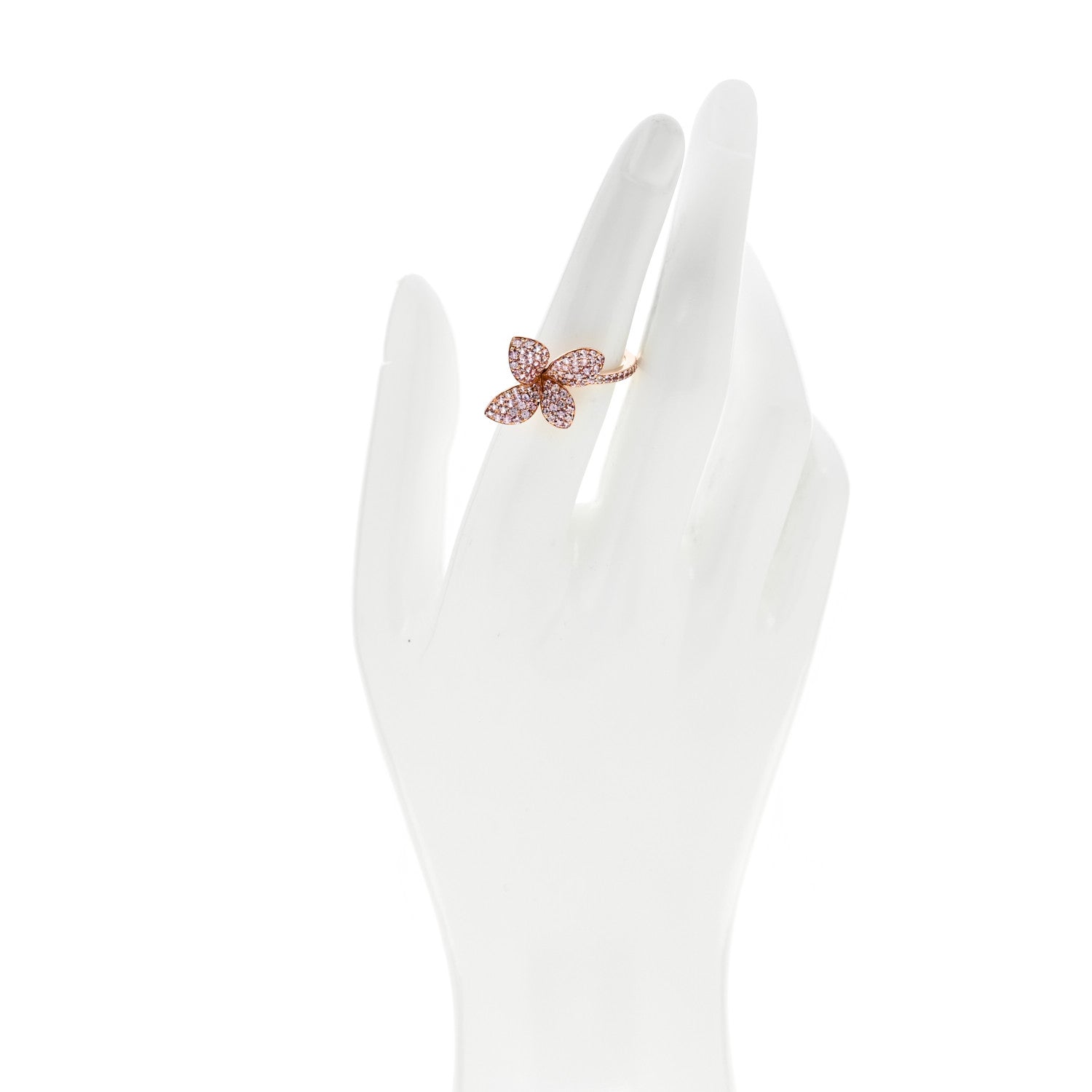 Pasquale Bruni 18K Rose Gold Pink Sapphire Petit Garden Ring 52 6 2 of 6