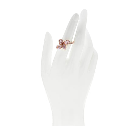 Pasquale Bruni 18K Rose Gold Pink Sapphire Petit Garden Ring 52 6 2 of 6