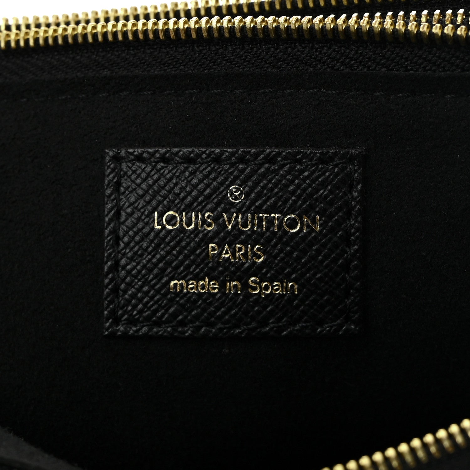 Louis Vuitton Monogram Giant Jungle Pochette Double Zip Black 7 of 11