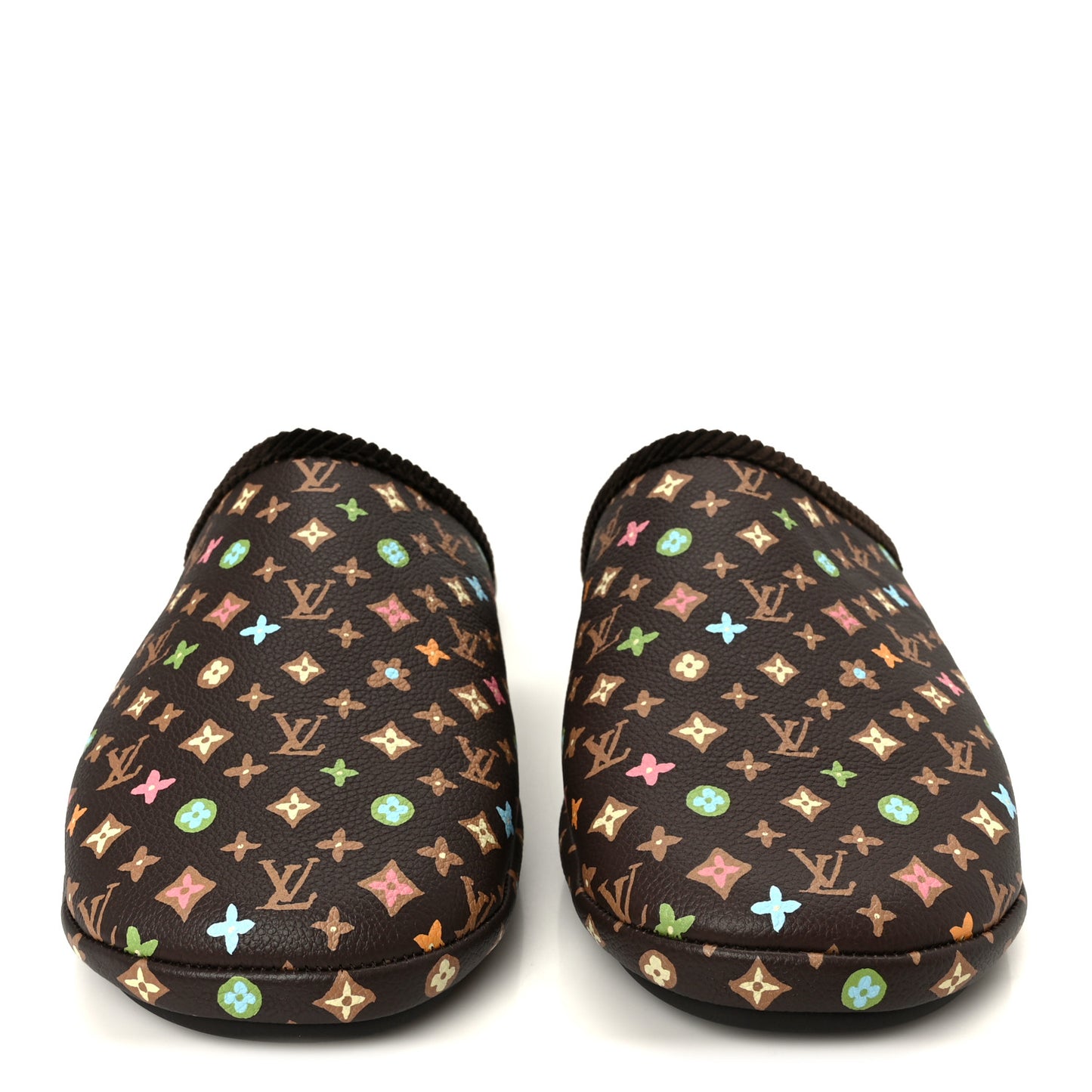 X TYLER THE CREATOR Monogram Craggy LV Palace Mens Slippers  9 Mocha