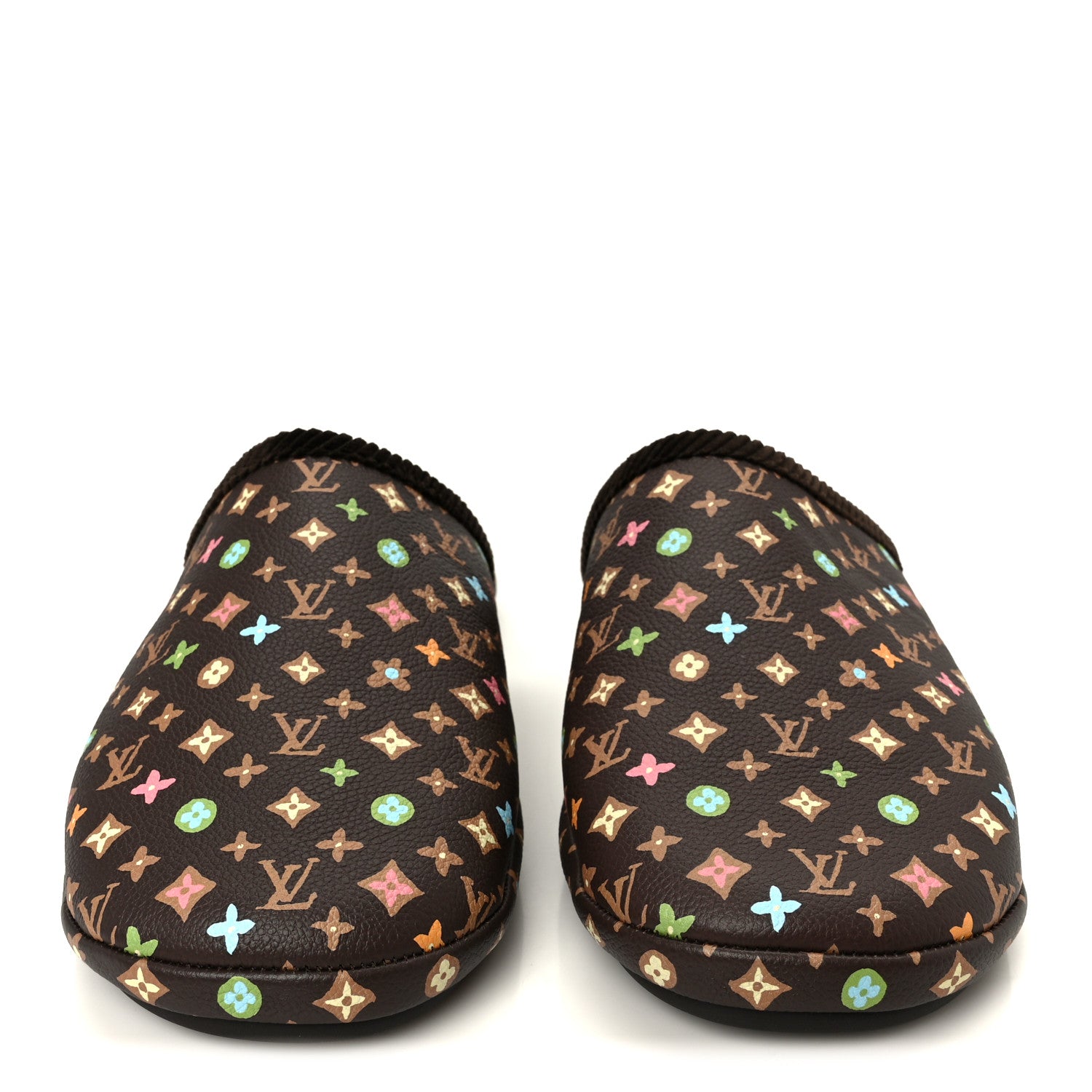 Louis Vuitton X TYLER THE CREATOR Monogram Craggy LV Palace Mens Slippers  9 Mocha 3 of 10