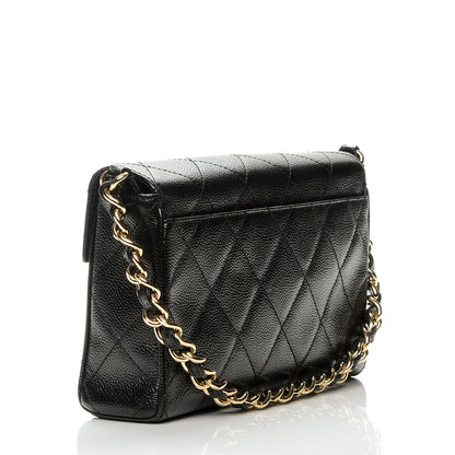 Chanel Caviar Quilted Medium Single Flap Black 3 of 8