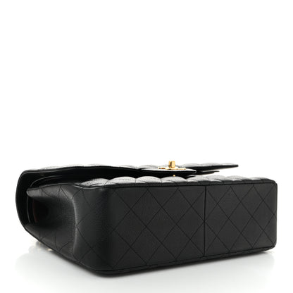 Chanel Caviar Quilted Jumbo Double Flap Black 4 of 11