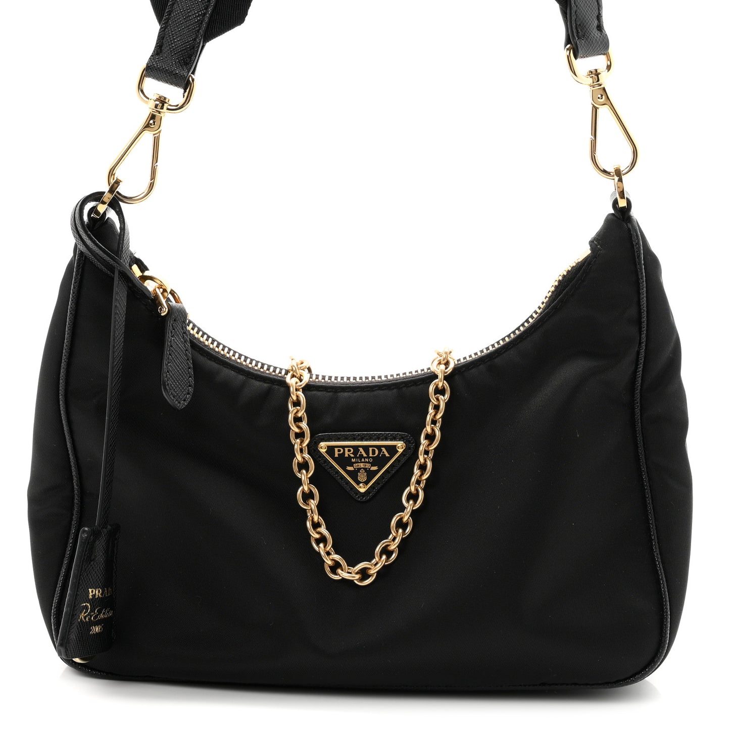 Nylon Re-Edition 2005 Shoulder Bag Black