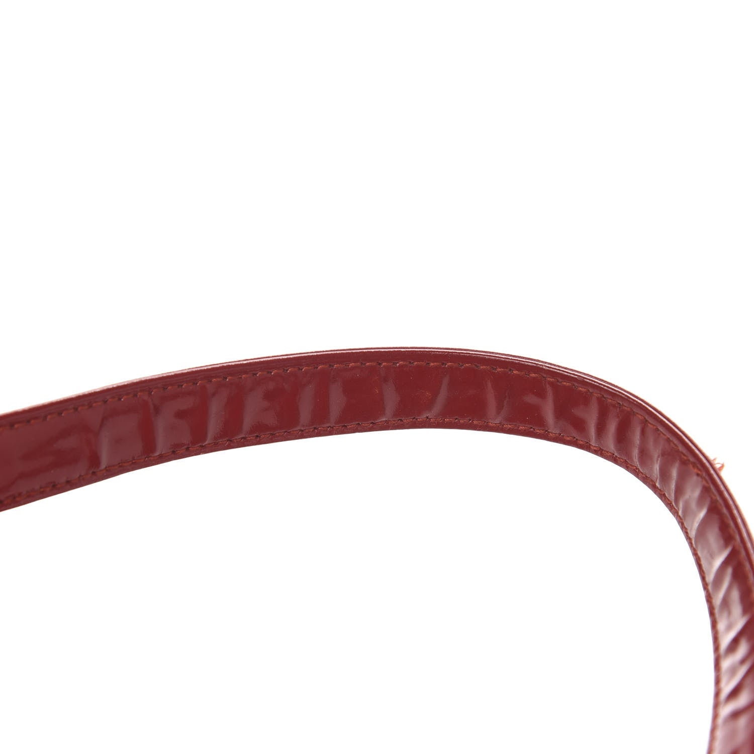 Christian Dior Patent Cannage Mini Lady Dior Red 9 of 17