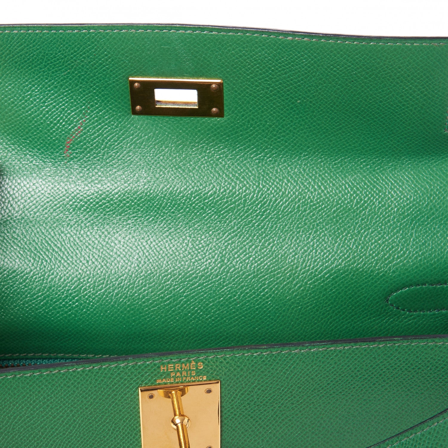 Hermes Courchevel Kelly Retourne 28 Vert Bengale 12 of 31