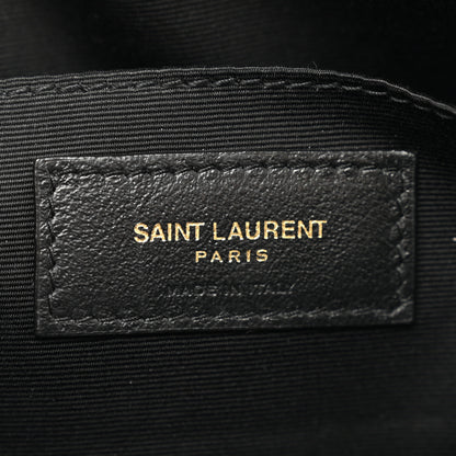 Saint Laurent Calfskin Matelasse Monogram Lou Camera Bag Smog 6 of 10
